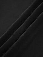 Semi-Sheer Ladder Ruffle Zippered Long Dress