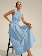 Ruched Waist Maxi Dress