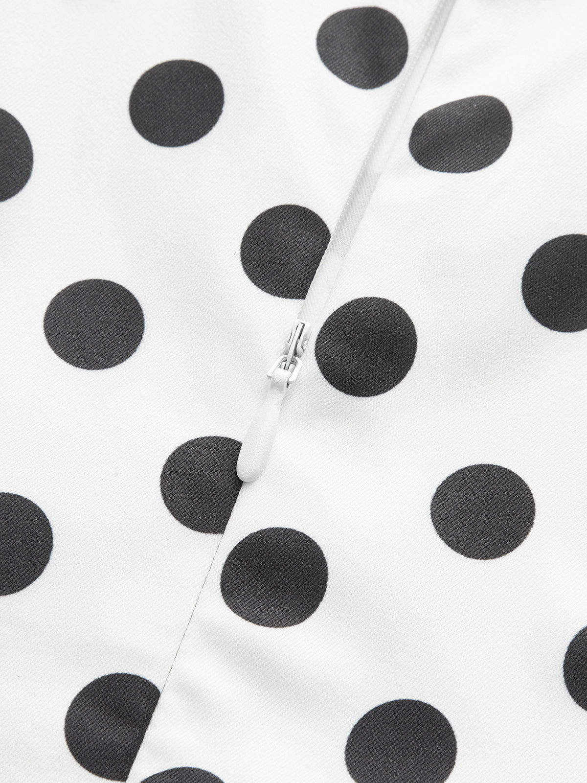Polka Dot Sleeveless Midi Dress