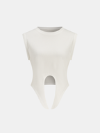 Cotton Knotted T-Shirt