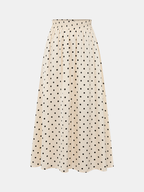 Polka Dot Sleeveless Top & Maxi Skirt Set