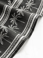 Sleeveless Palm Tree Print Mini Dress