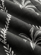Sleeveless Palm Tree Print Mini Dress
