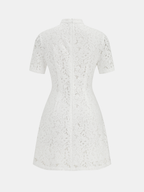 Cheongsam Style Lace Short Sleeve Dress