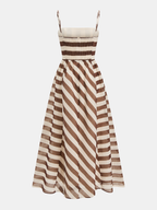 Striped Cami Maxi Dress