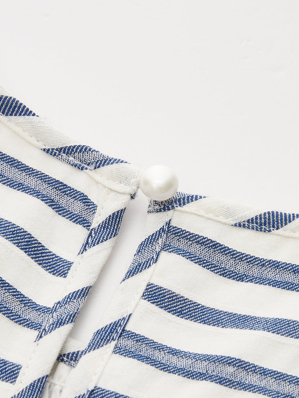 Striped Cotton Sleeveless Smocked Maxi Dress