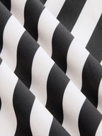 Halter Striped Backless Maxi Dress