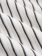 Striped Cotton Buttoned Maxi Dress