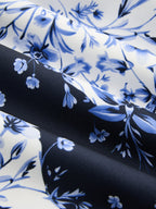 Backless Floral Print Maxi Dress