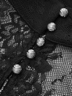 Lace Capelet & Mermaid Dress Two-Piece Set