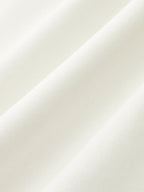 Linen Blend Contrast Trim Sleeveless Mini Dress