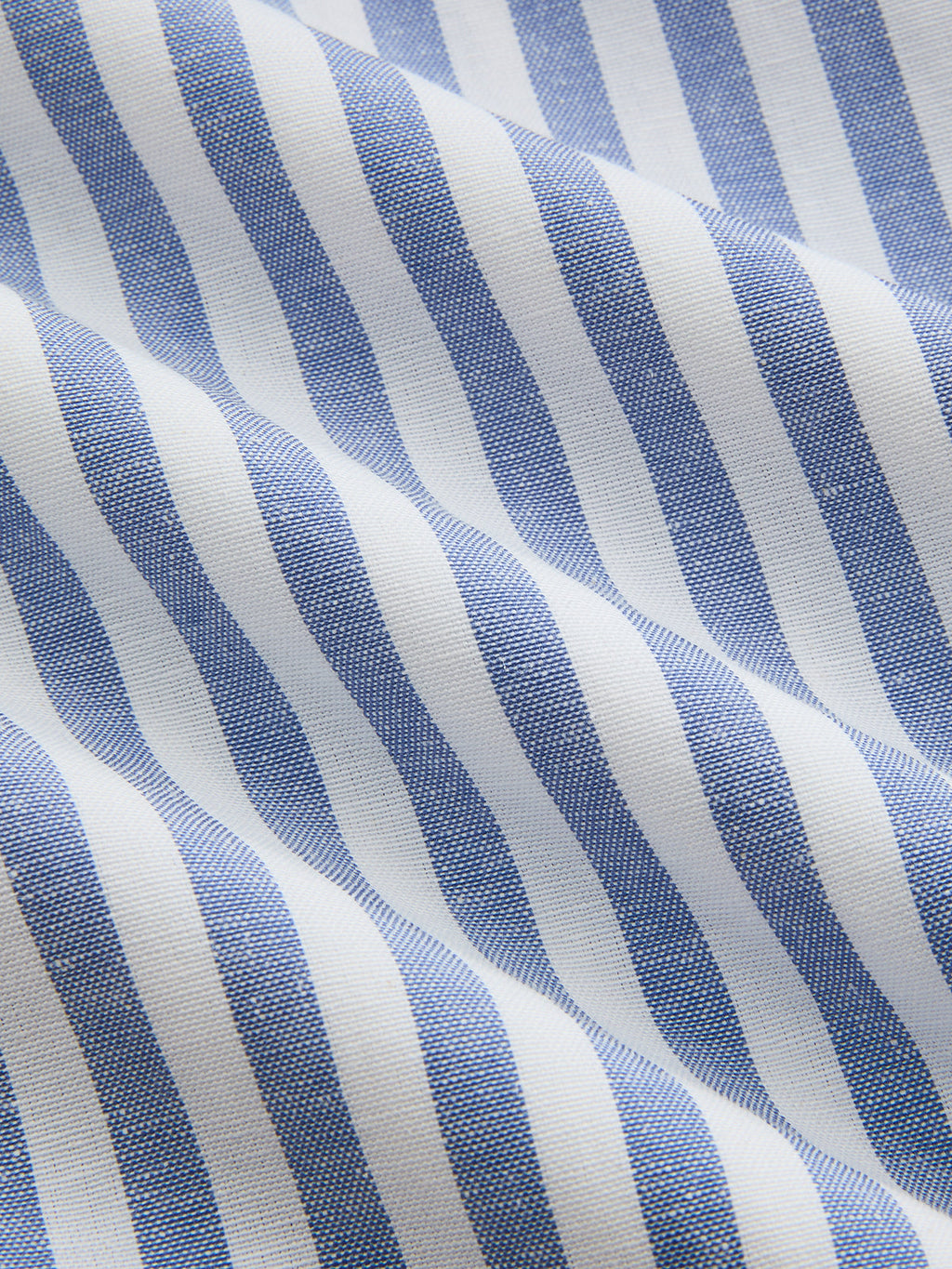 Striped Cotton Blend Collared Halter Midi Dress