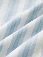 Striped Cotton Halter Maxi Dress