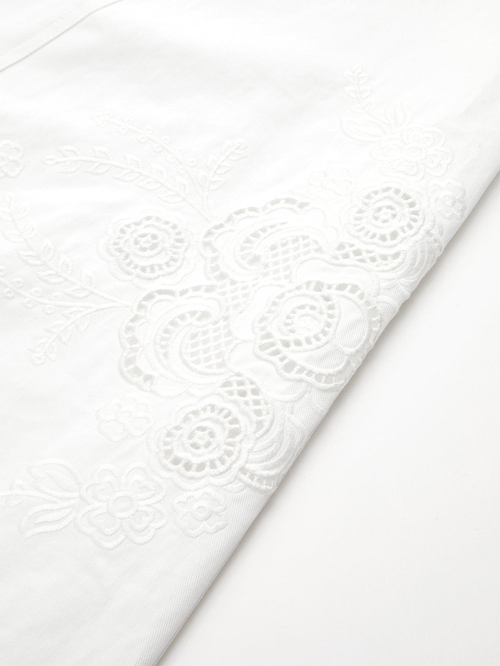 Eyelet Embroidery Belted Square Neck Maxi Dress