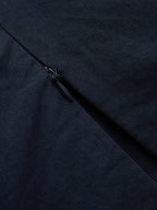 Cotton Contrast Trim Two Piece Skirt Set