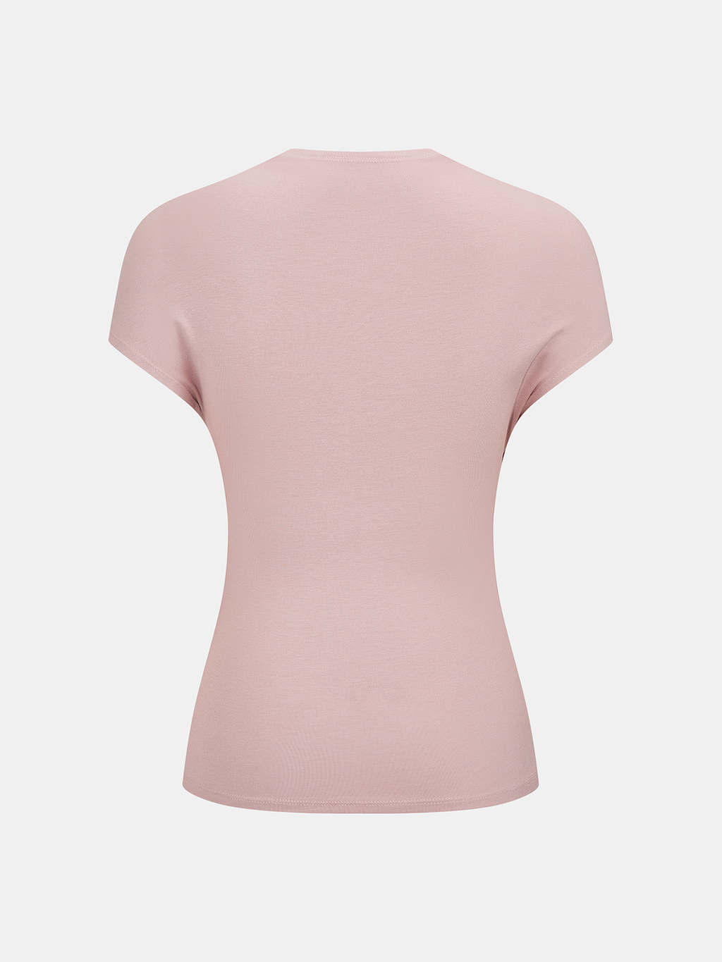 Wrap-Front Ruched Short Sleeve Top