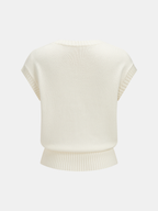 Napoleon Metal Detail Crew Neck Knit Top