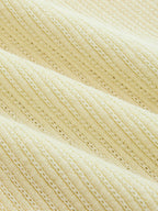 Ribbed High Neck Ruffle Sleeveless Top