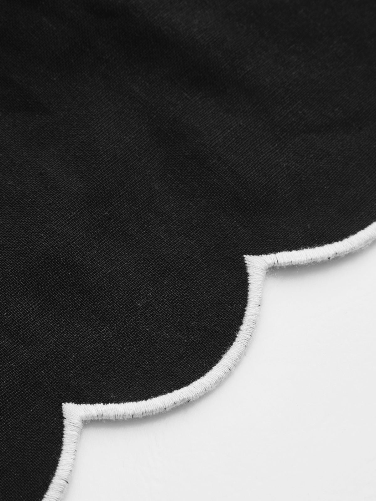 Tie-Front Scallop Trim Top & Shorts Set
