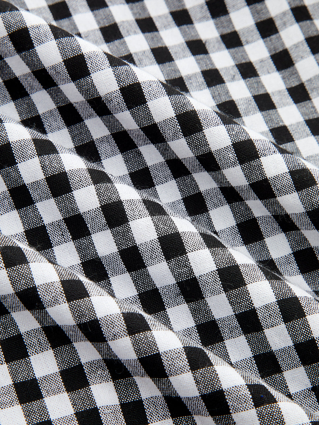 Gingham Collared Halter Belted Midi Dress