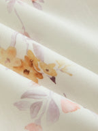Floral Bird Print Bustier Strap Midi Dress