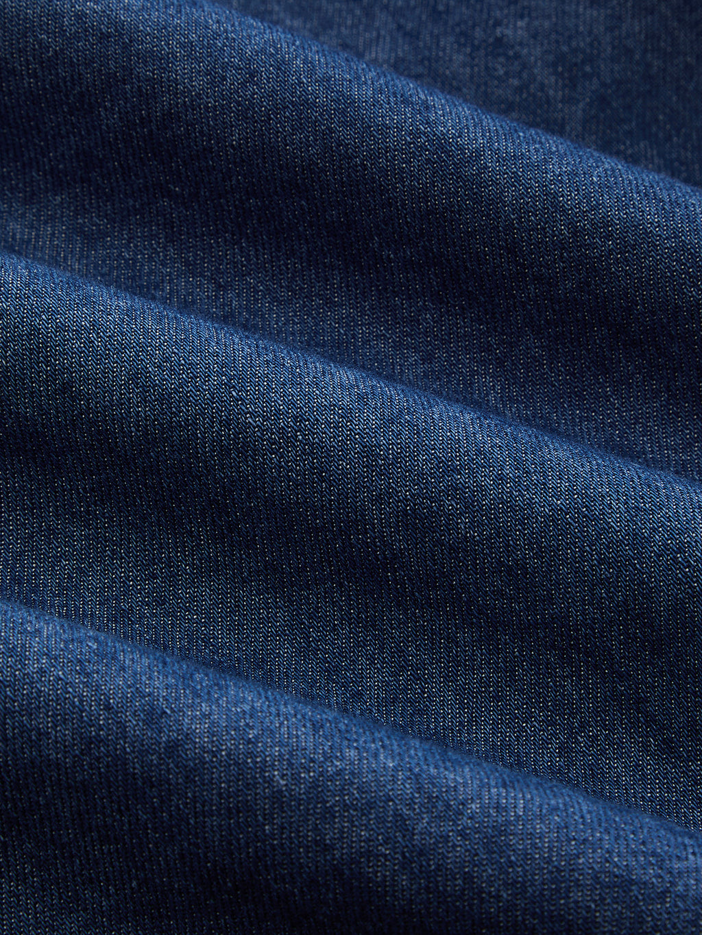 Square Neck Gathered Seam Denim Maxi Dress