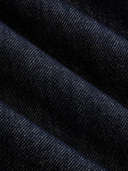 Double Row Metal Detail Denim Pants