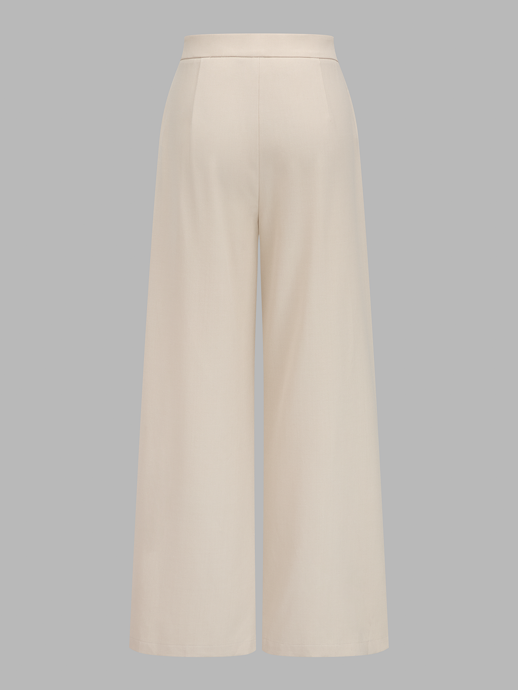 V-Neck Button Vest & Wide Leg Pants Set