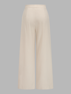 V-Neck Button Vest & Wide Leg Pants Set