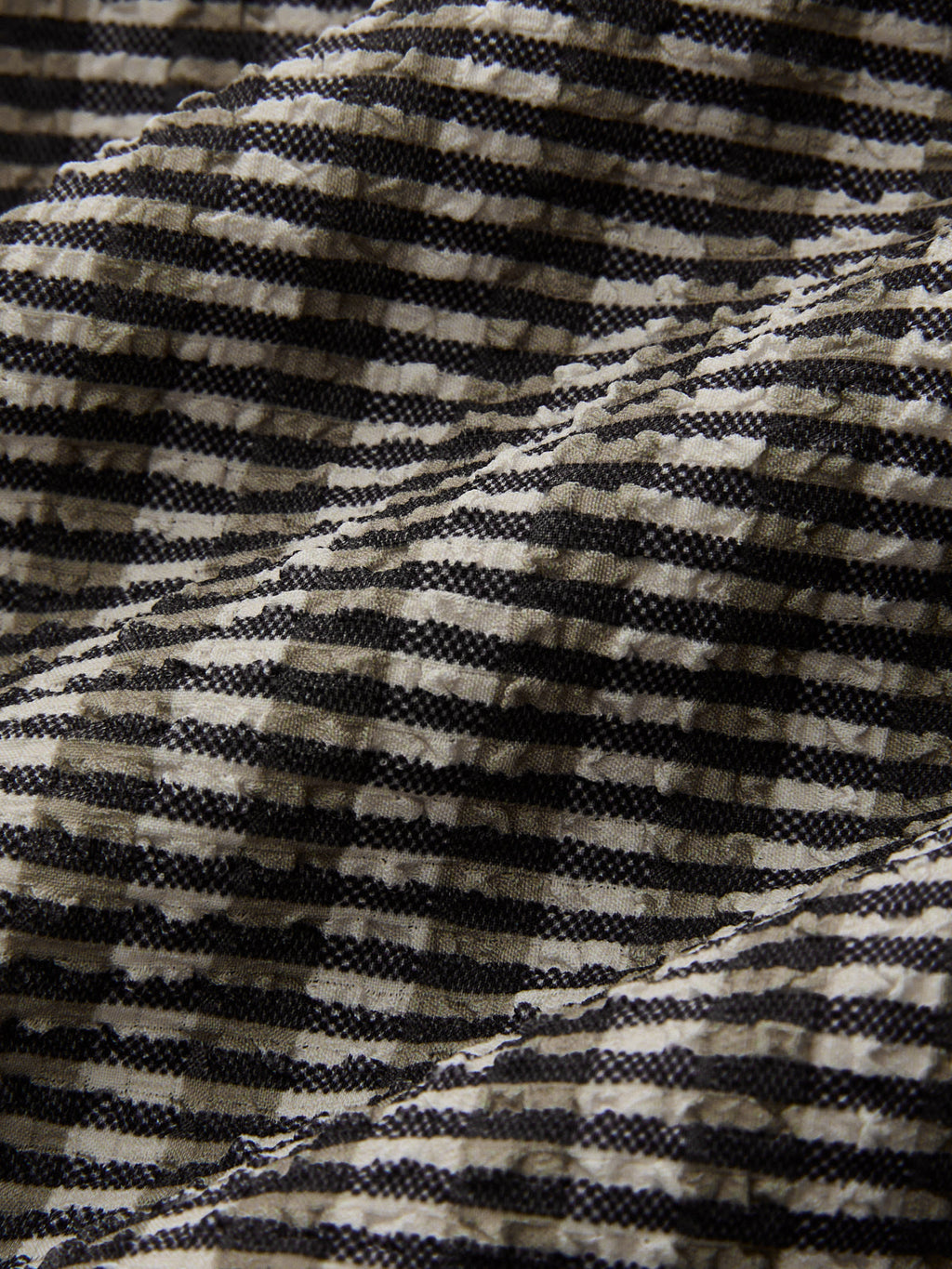 Textured Striped Sleeveless Asymmetrical Dress