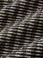 Textured Striped Sleeveless Asymmetrical Dress