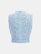 Guipure Lace Two Piece Shorts Set