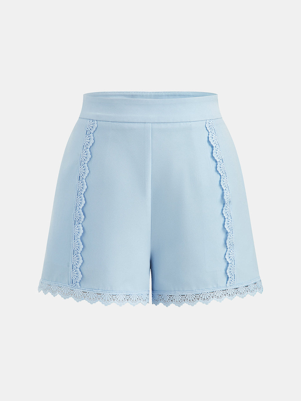 Guipure Lace Two Piece Shorts Set