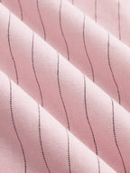 Pinstriped Cotton Linen Vest & Pants Set