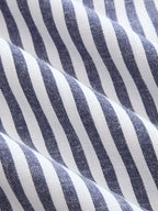 Wrap Tie Back Striped Sleeveless Shirt