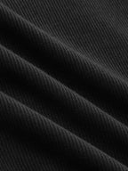 Ring Detail One Shoulder Ribbed Top
