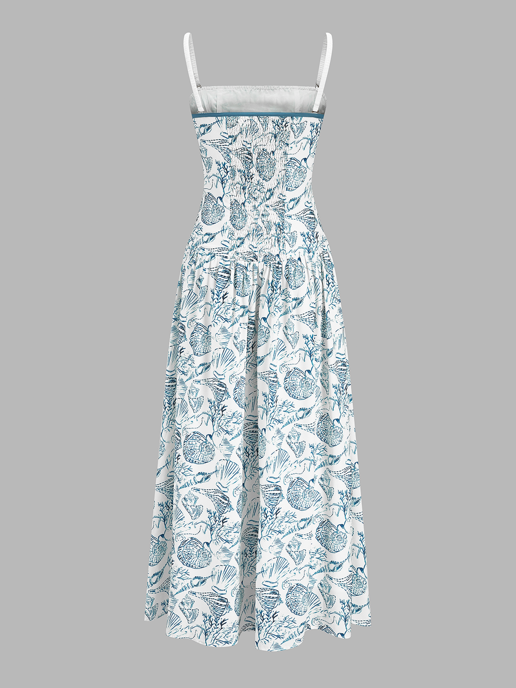 Seashell Print Cami Maxi Dress