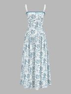Seashell Print Cami Maxi Dress