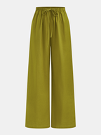 Striped Cotton Linen Halter Top & Pants Set