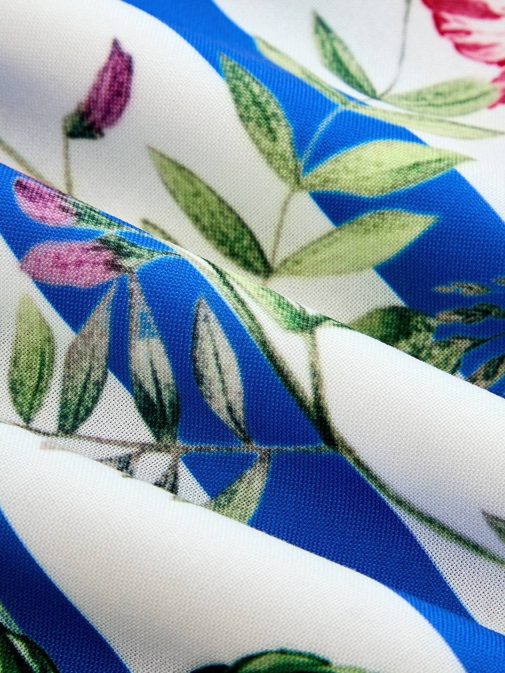 Floral Print Striped Sleeveless Maxi Dress