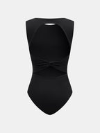 Sleeveless Open Back Bodysuit