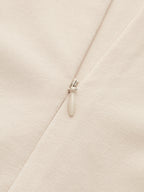 Two-Tone Sleeveless Tie Cuff Balloon Jumpsuit