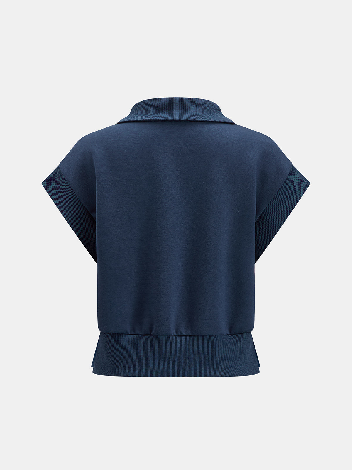 Half Zip Polo Casual Sweatshirt