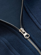 Half Zip Polo Casual Sweatshirt