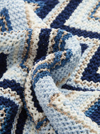 Zigzag Wave Crochet Sleeveless Knit Tank Top