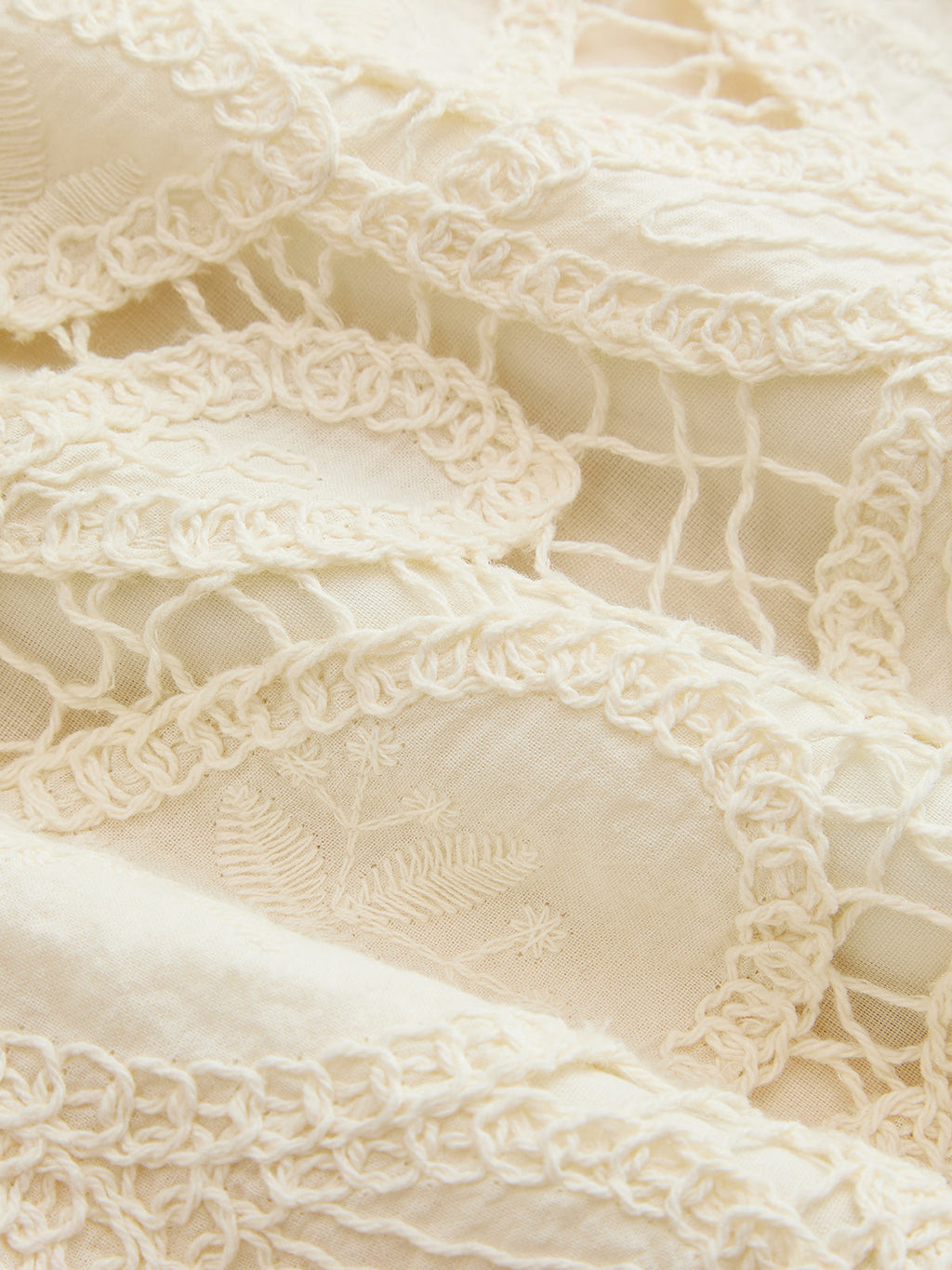 Guipure Lace Two Piece Shorts Set