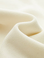Notched V Neck Ruched Knit Tank Top