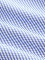 Bow Tie Striped Ruched Cap Sleeve Blouse