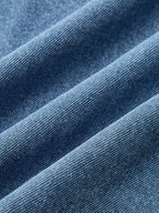 Tie Detail Denim Halter Top