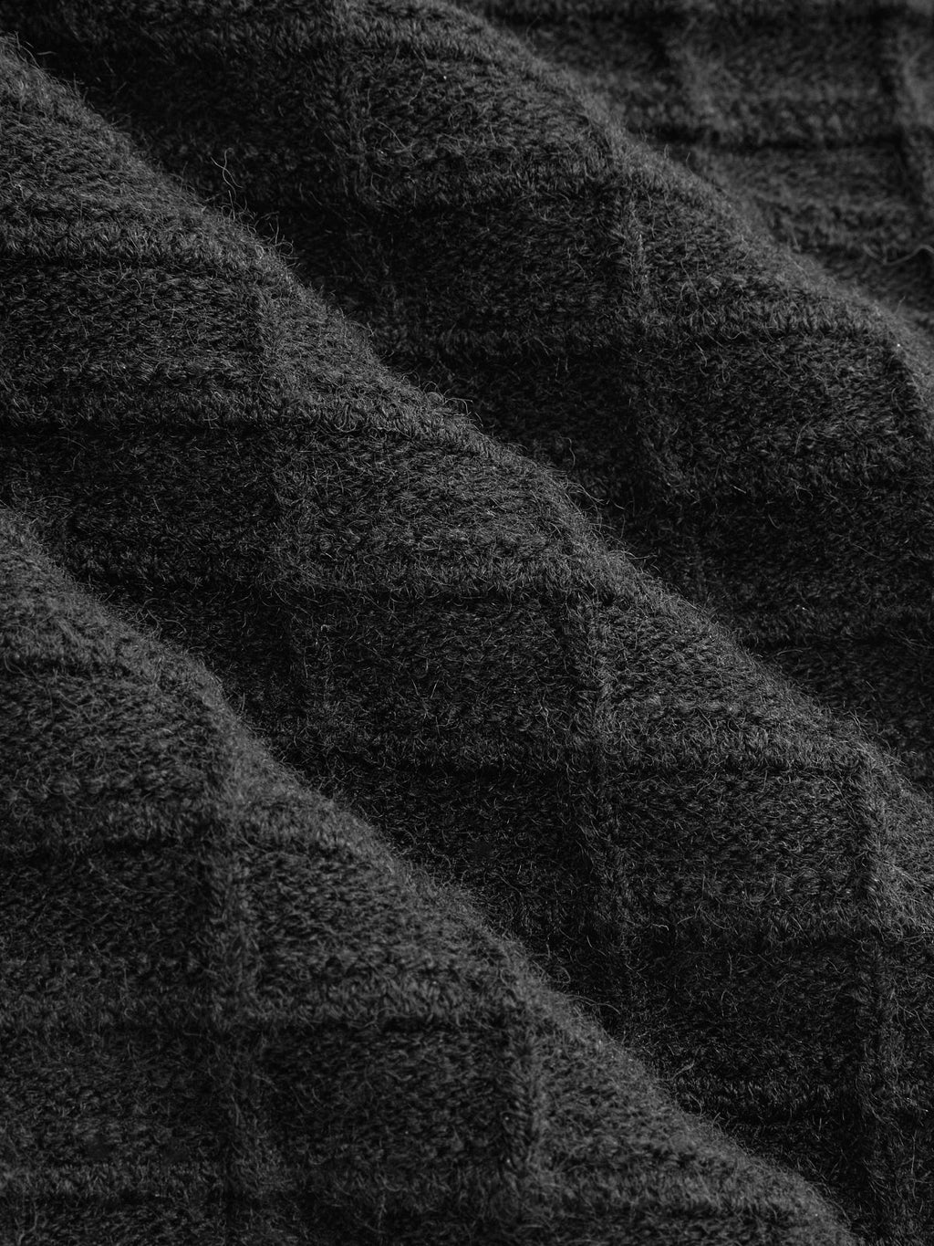 Strapless Belted Grid Mini Knit Dress